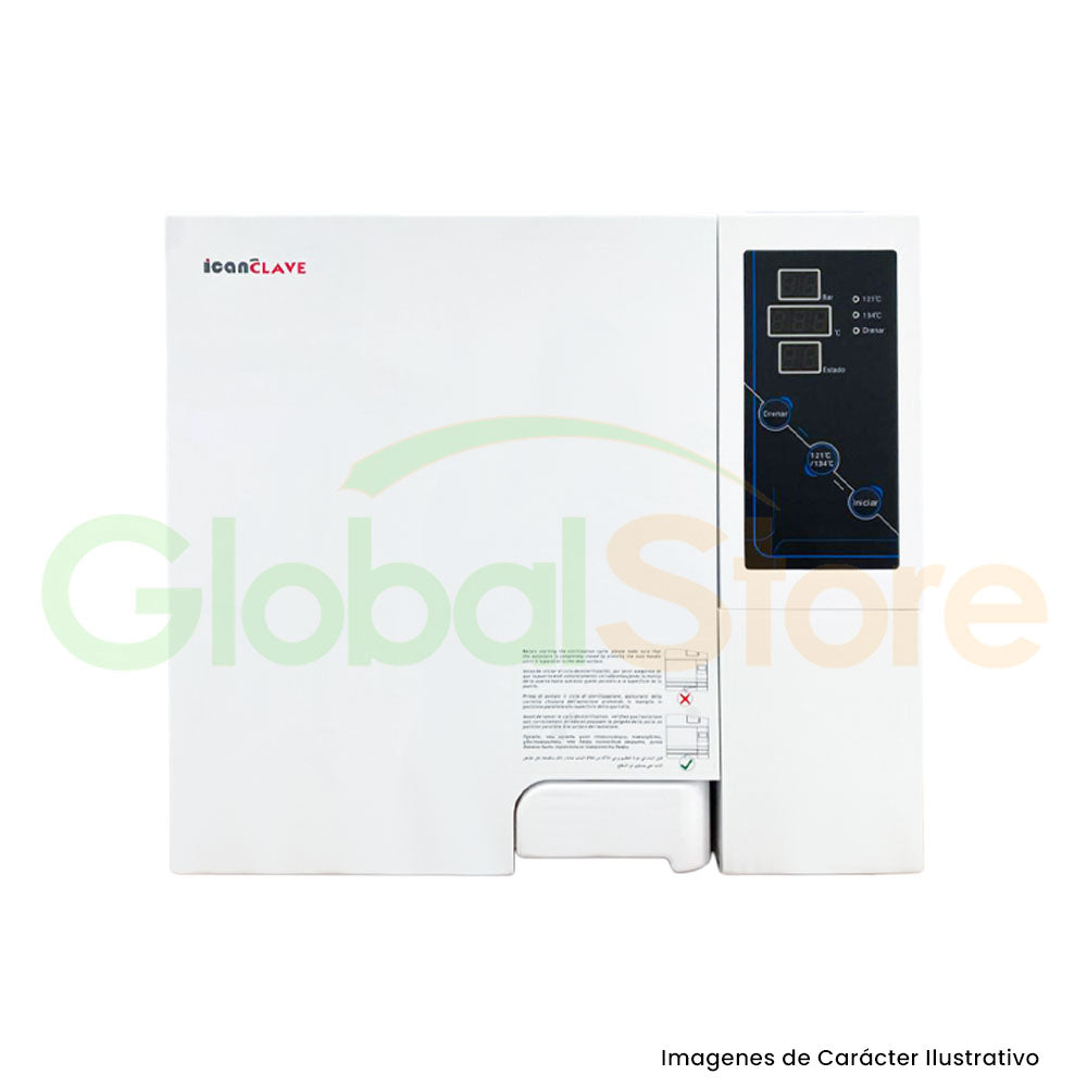 Autoclave de vapor clase N,  22L