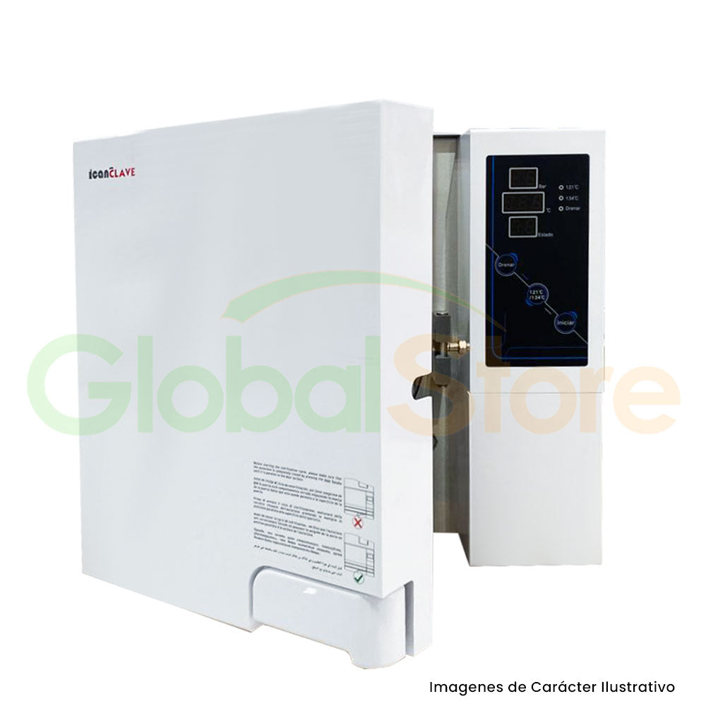Autoclave de vapor clase N,  22L