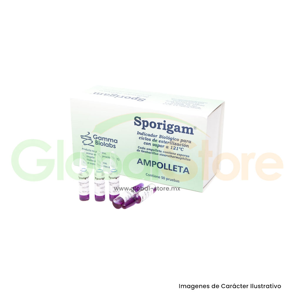 Indicador Biológico en ampolleta para Vapor