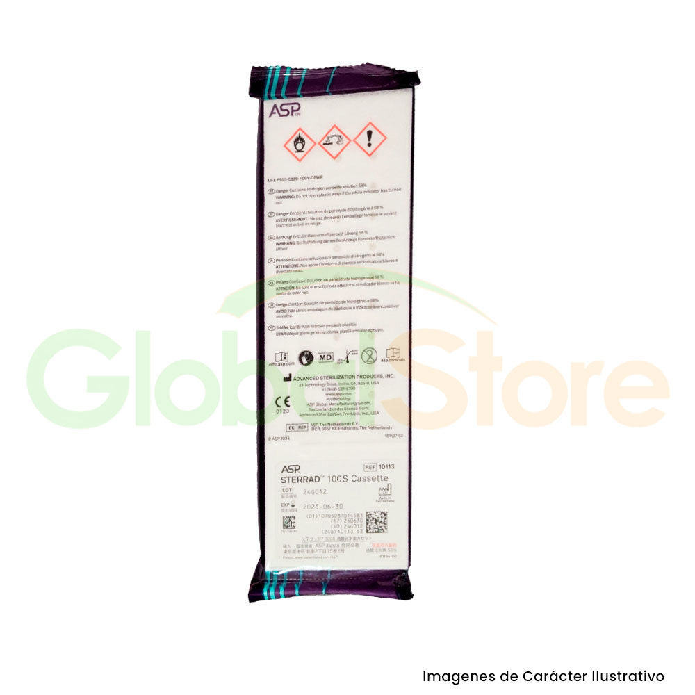 Vaprox H2o2 Cartucho Vaprox HC Esterilizante peróxido de Hidrogeno 59%, Steris ...