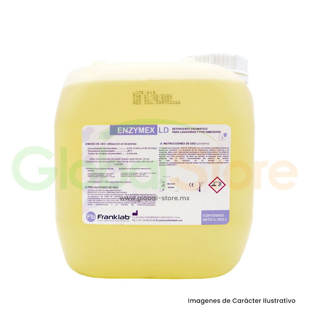 Detergente Liquido Enzimático, Enzymex LD