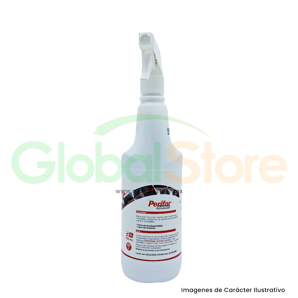 Perifar sistema en espuma para tratamiento y limpieza de Autocalves